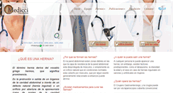Desktop Screenshot of clinica-hernia.com