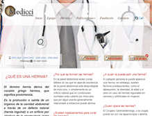 Tablet Screenshot of clinica-hernia.com